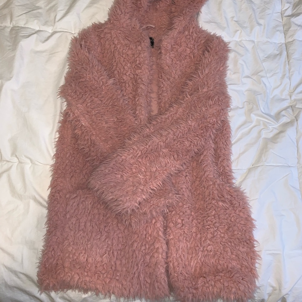 Fuzzy Pink Jacket - Picture 2 of 3